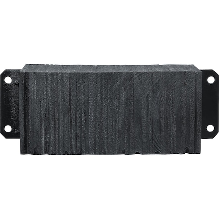 Global Industrial Rubber Dock Bumper, 24W x 4.5D x 10H 988028